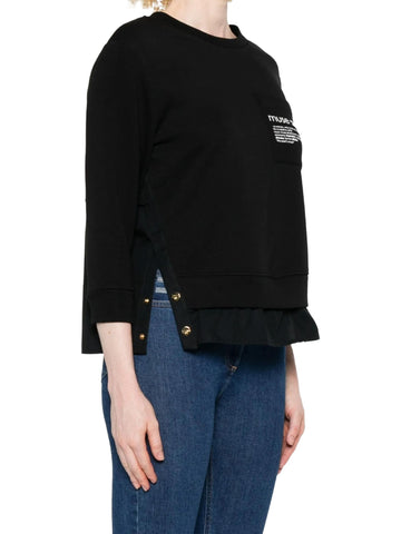 Elisabetta Franchi Felpa doublelayer con camicia