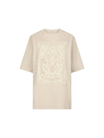 Dondup T-shirt oversize con ricamo