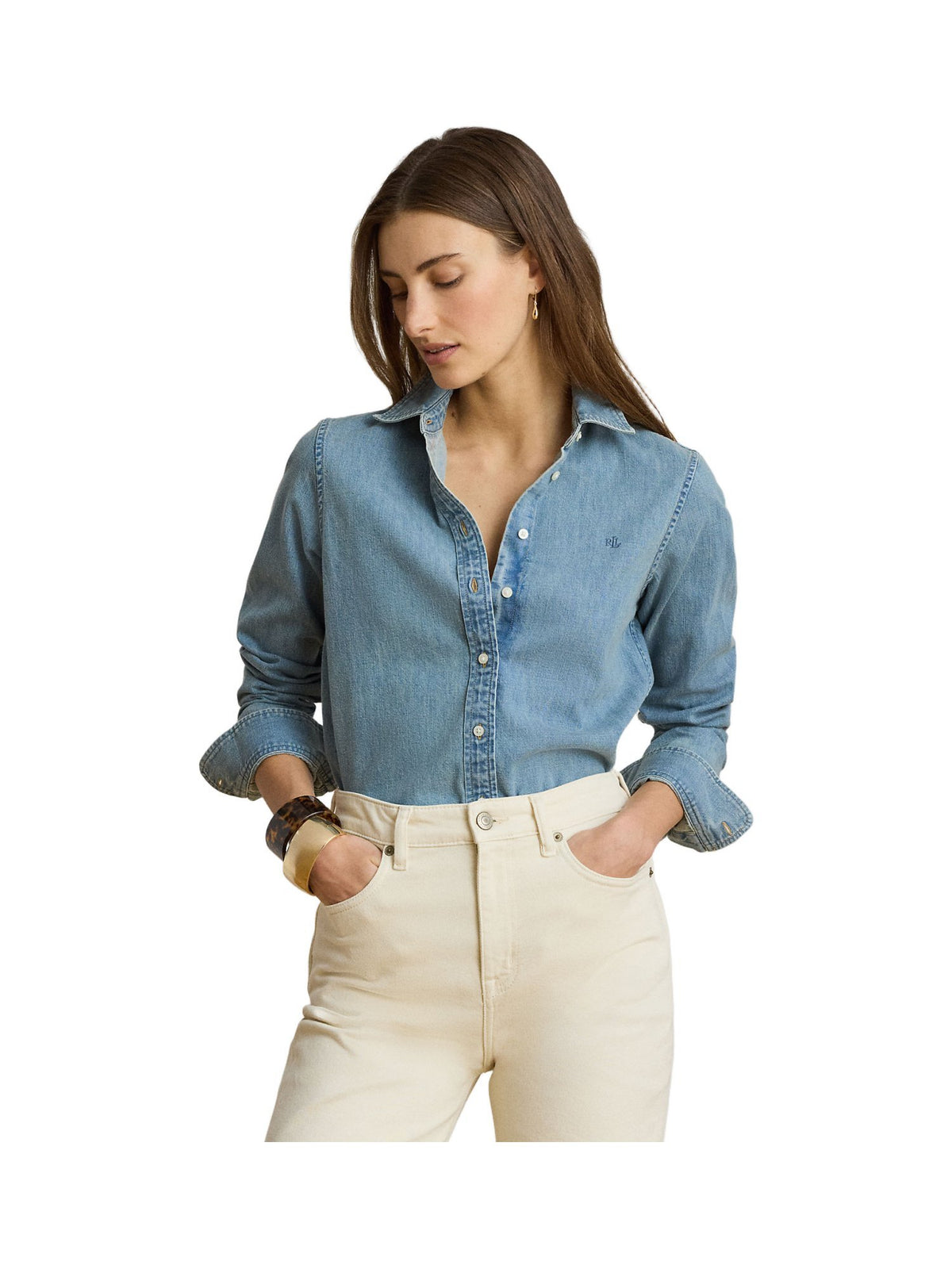 Camicia in jeans dalla vestibilità classica