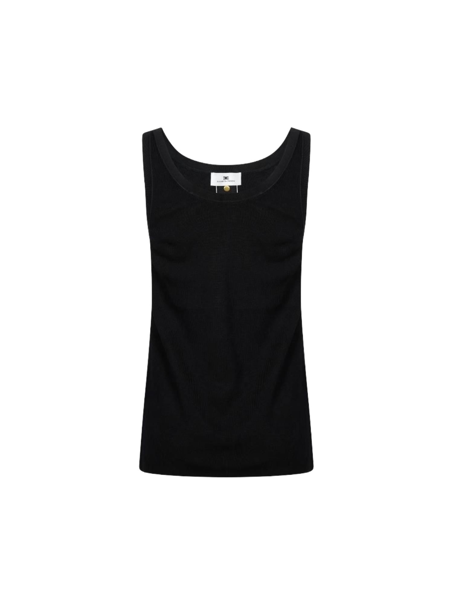 Elisabetta Franchi Canotta con bottoni posteriori