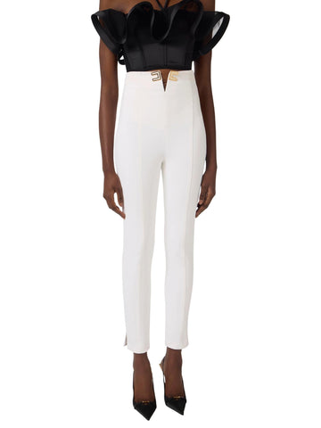 Elisabetta Franchi Pantalone con dettaglio logo