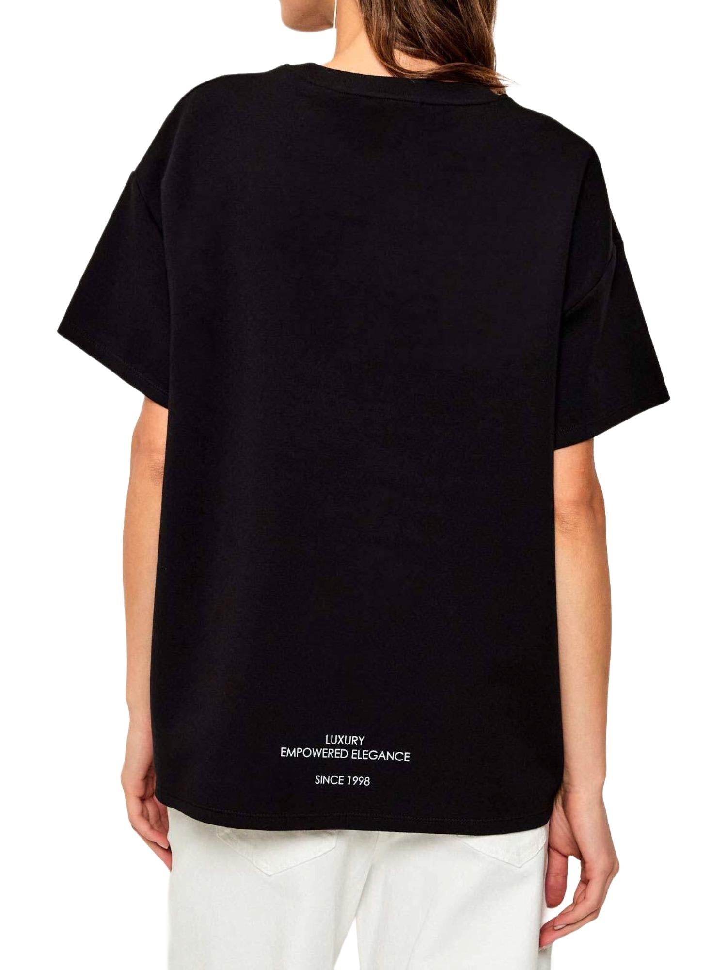 Elisabetta Franchi T-shirt con taschino e bottoni