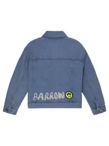 Barrow Giacca di jeans con logo