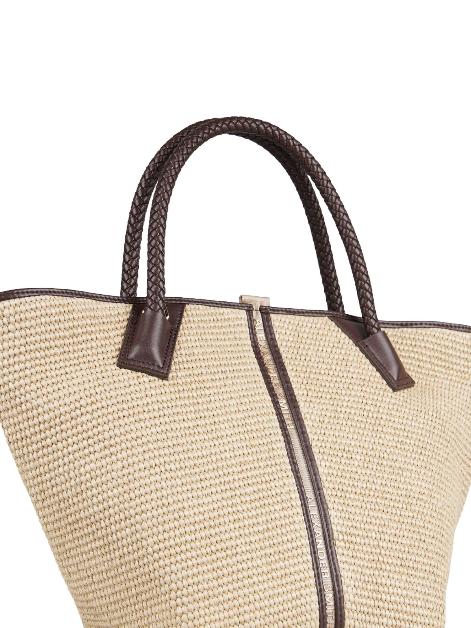 Alexander Smith Borsa in rafia Lauren Medium