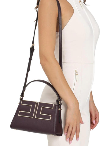 Elisabetta Franchi Borsa piccola con placca logo