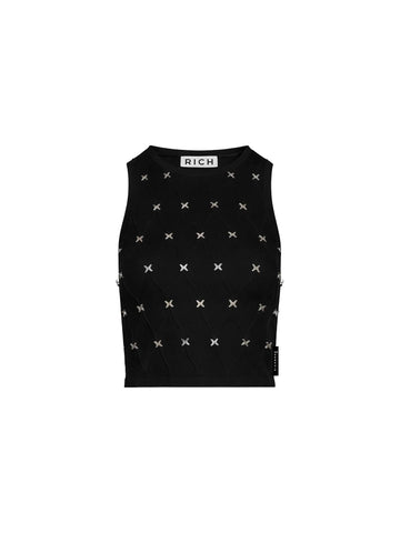 Richmond X Top con logo allover Rasum