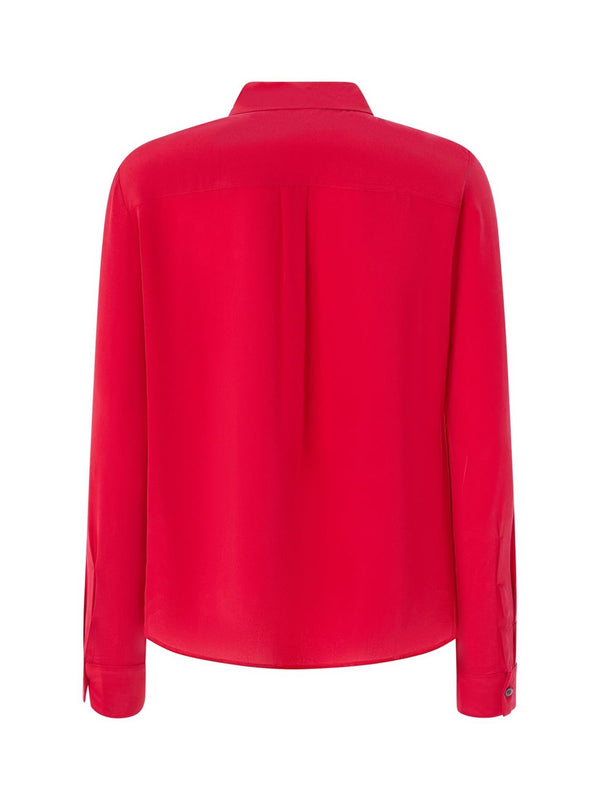 Camicia Maniche Lunghe con Collo Classico Crackers in Seta