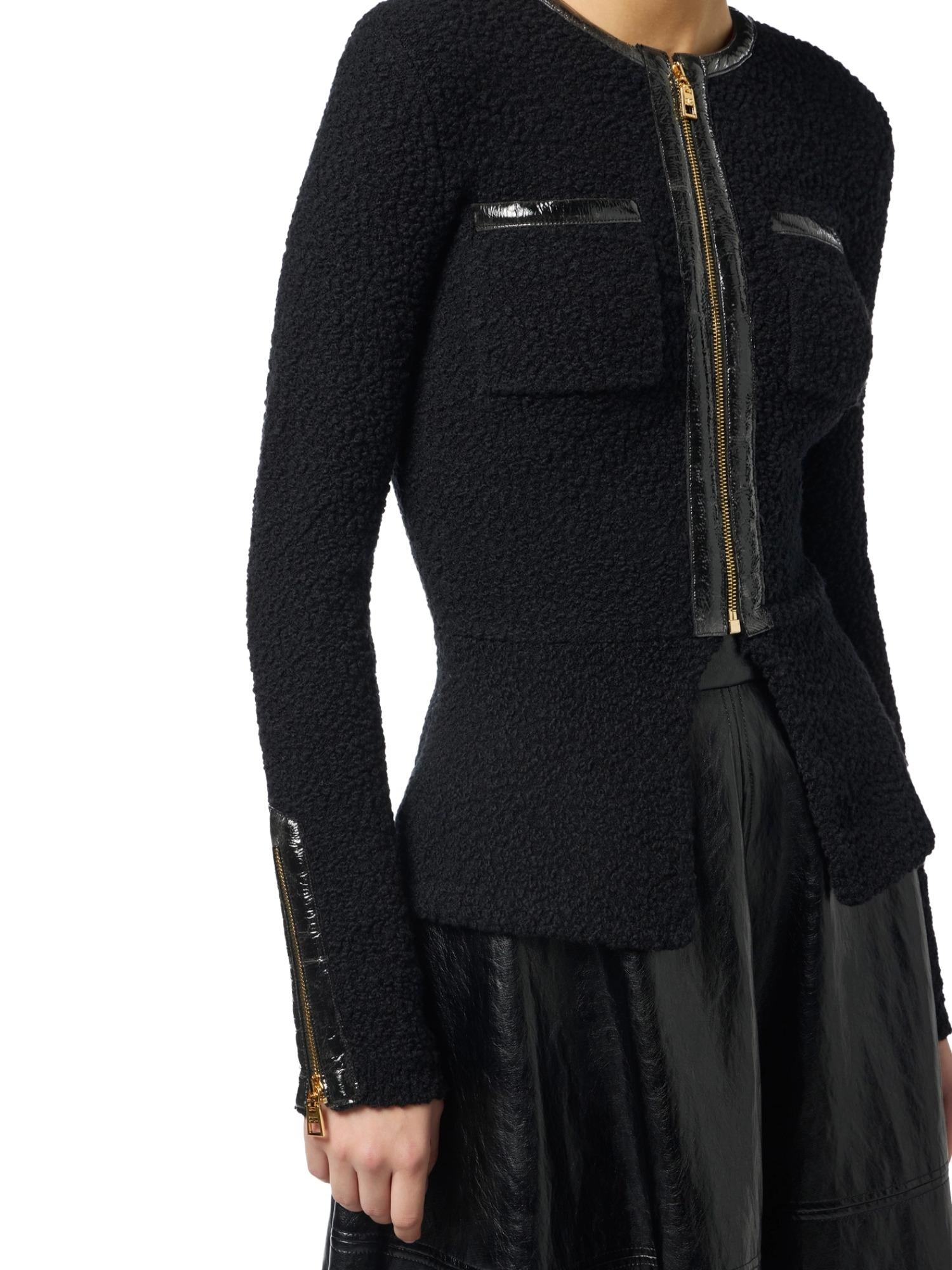 Elisabetta Franchi Cardigan in maglia bouclè