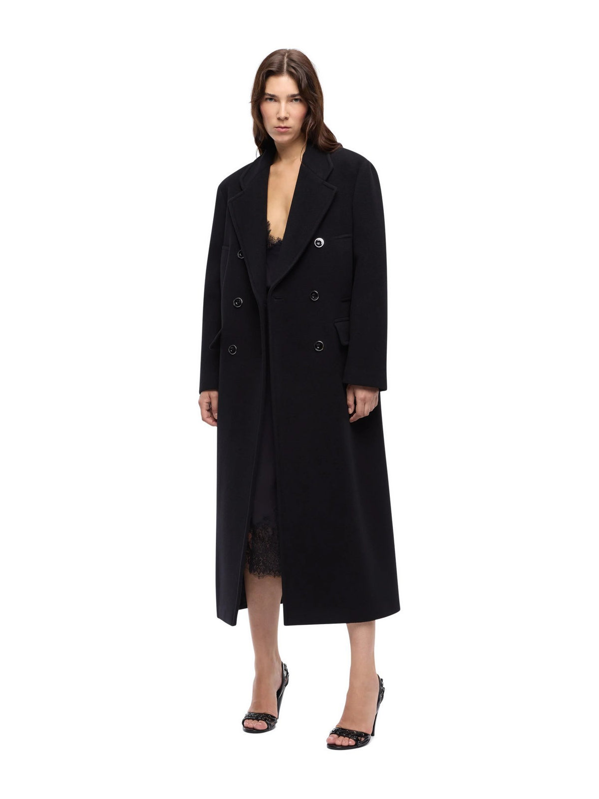 Cappotto Lungo Oversize Doppiopetto