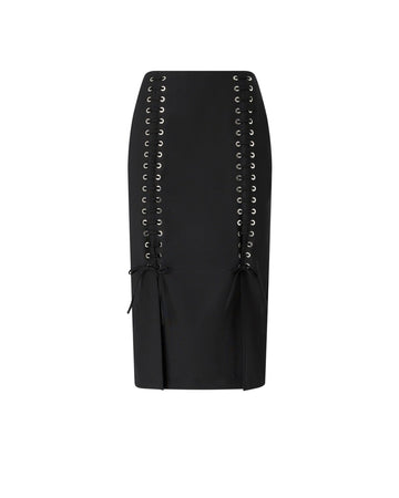 Pinko Gonna Midi a Matita in Frescolana Stretch donna