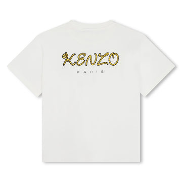 Kenzo T-shirt con tigre ricamata