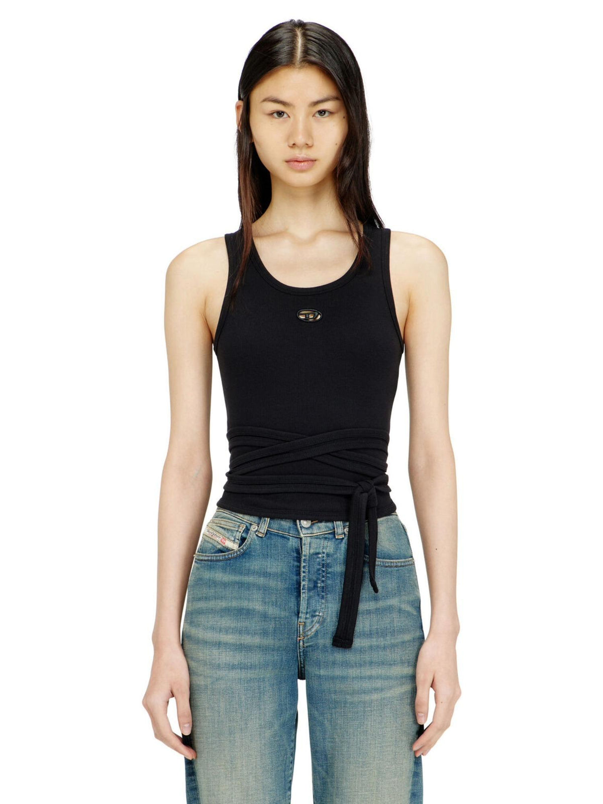 Diesel Top con stringhe T-Anky-Tail-S1
