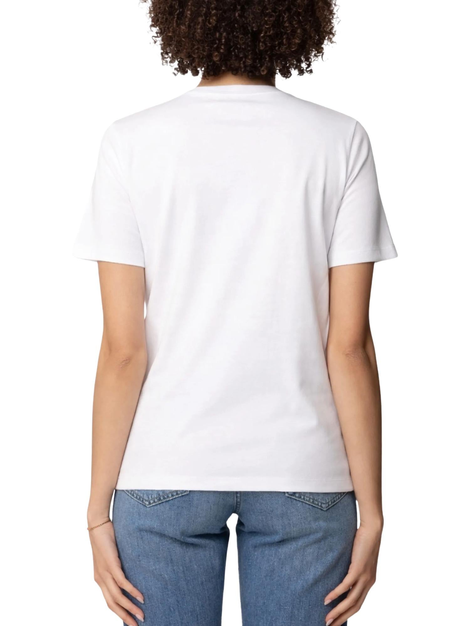 Elisabetta Franchi T-shirt con logo in rilievo