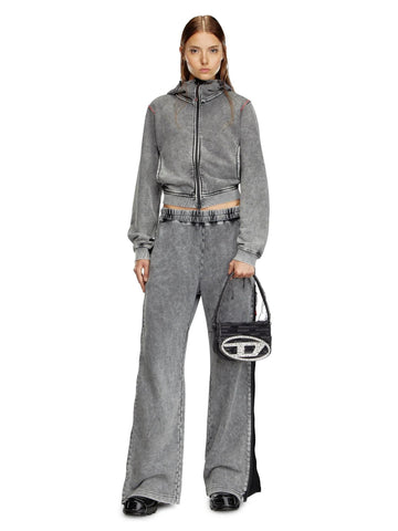 Diesel Borsa 1DR in denim sfilacciato