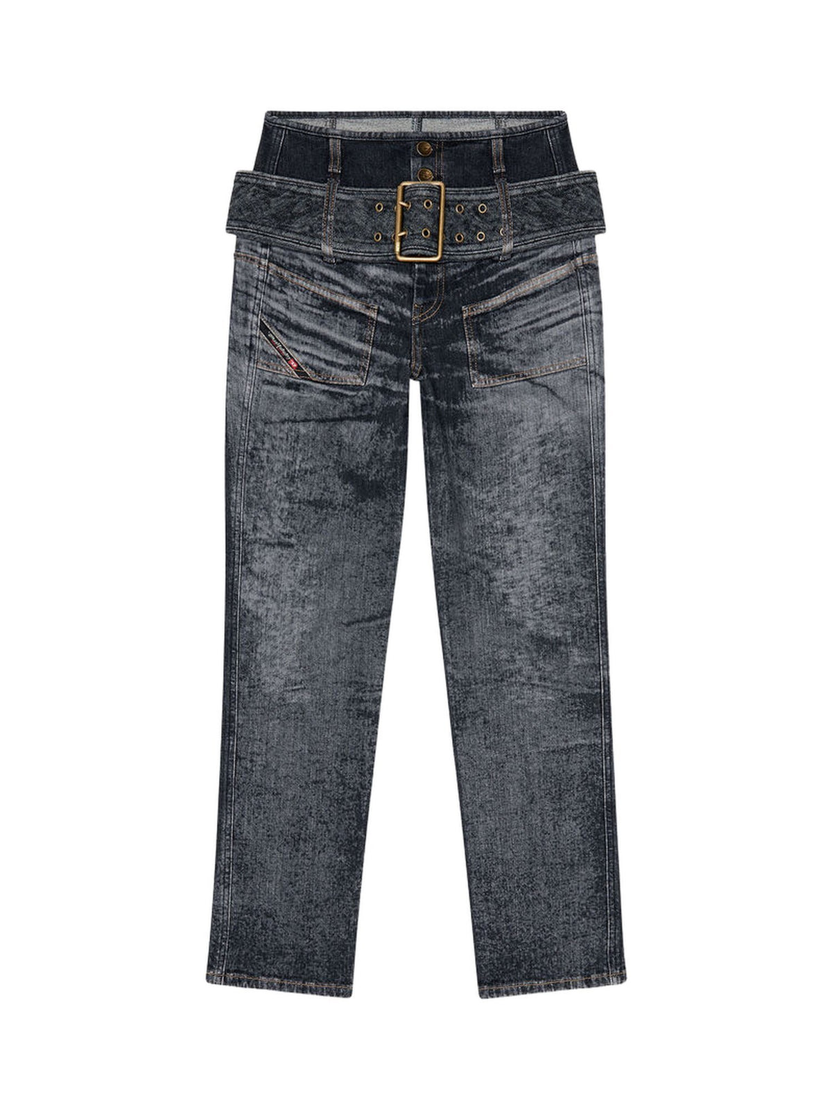 Jeans Slim Vita Alta D-Gorina