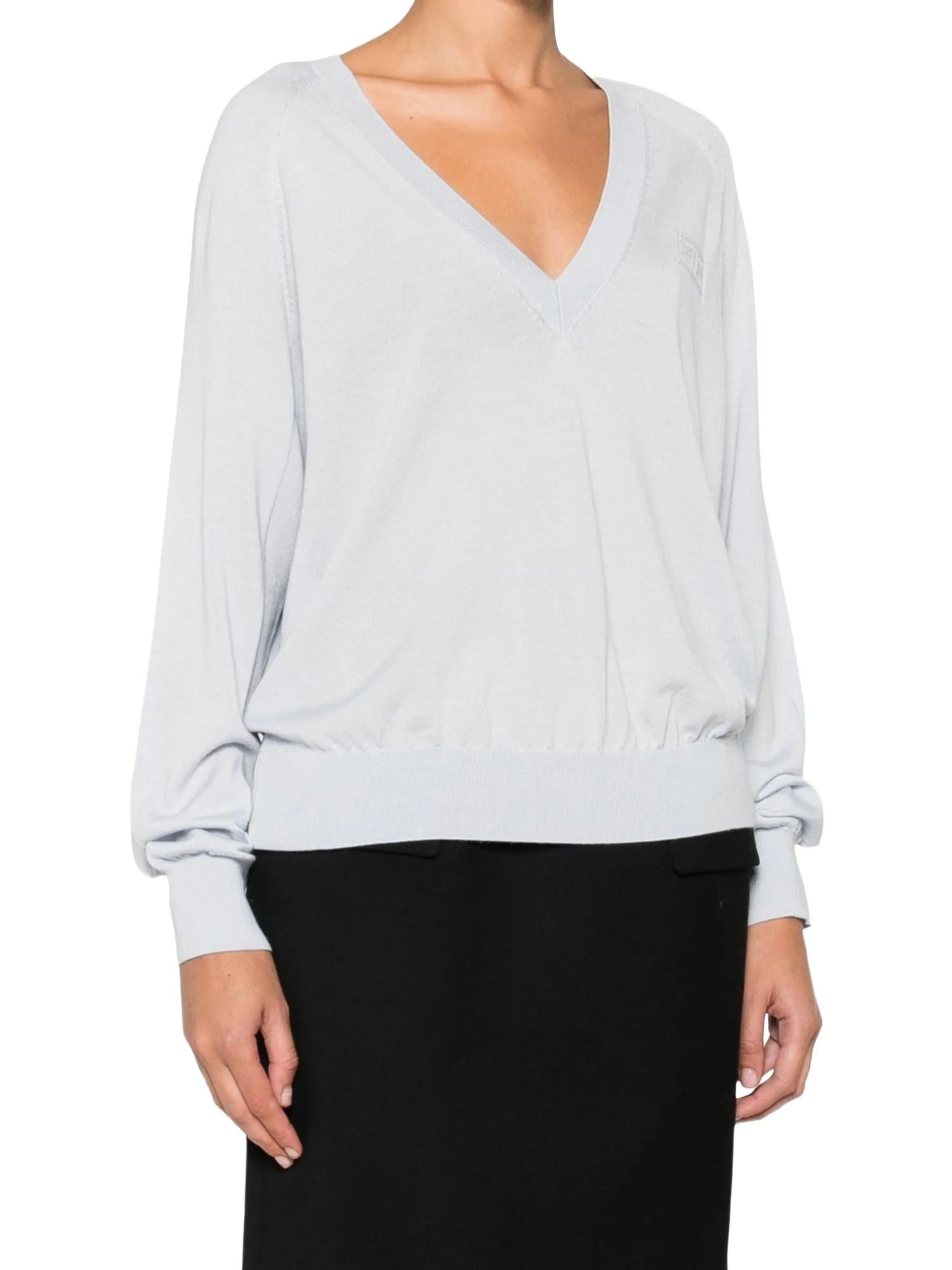 Elisabetta Franchi Maglia in lana con logo