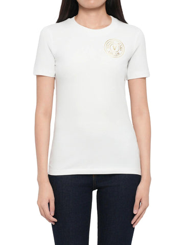 Versace Jeans Couture T-shirt con logo V-Emblem
