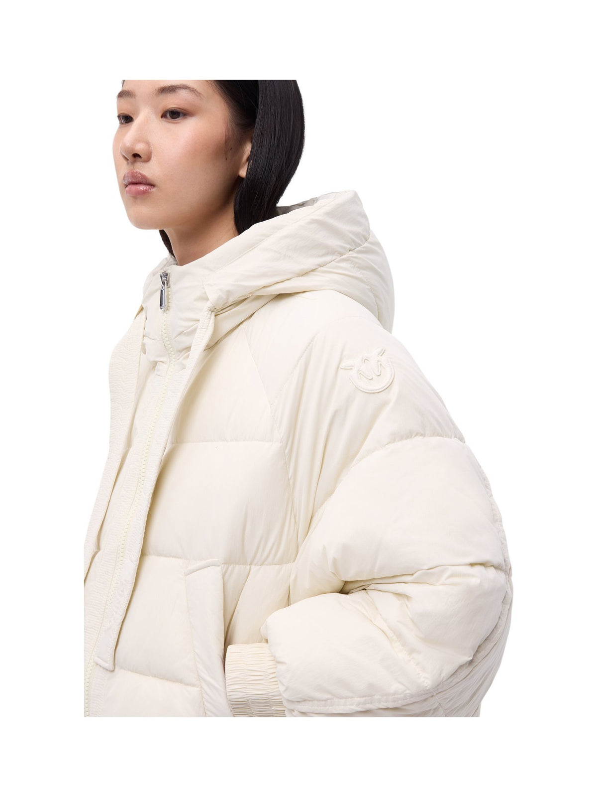 Giacca blouson oversize con cappuccio