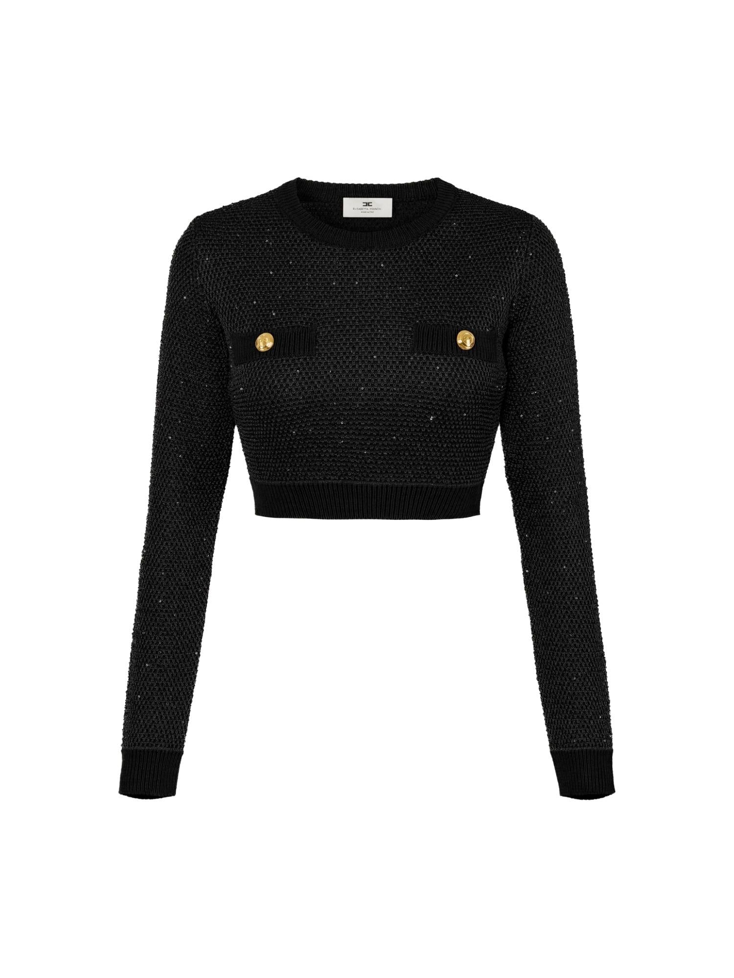 Elisabetta Franchi Maglia con paillettes