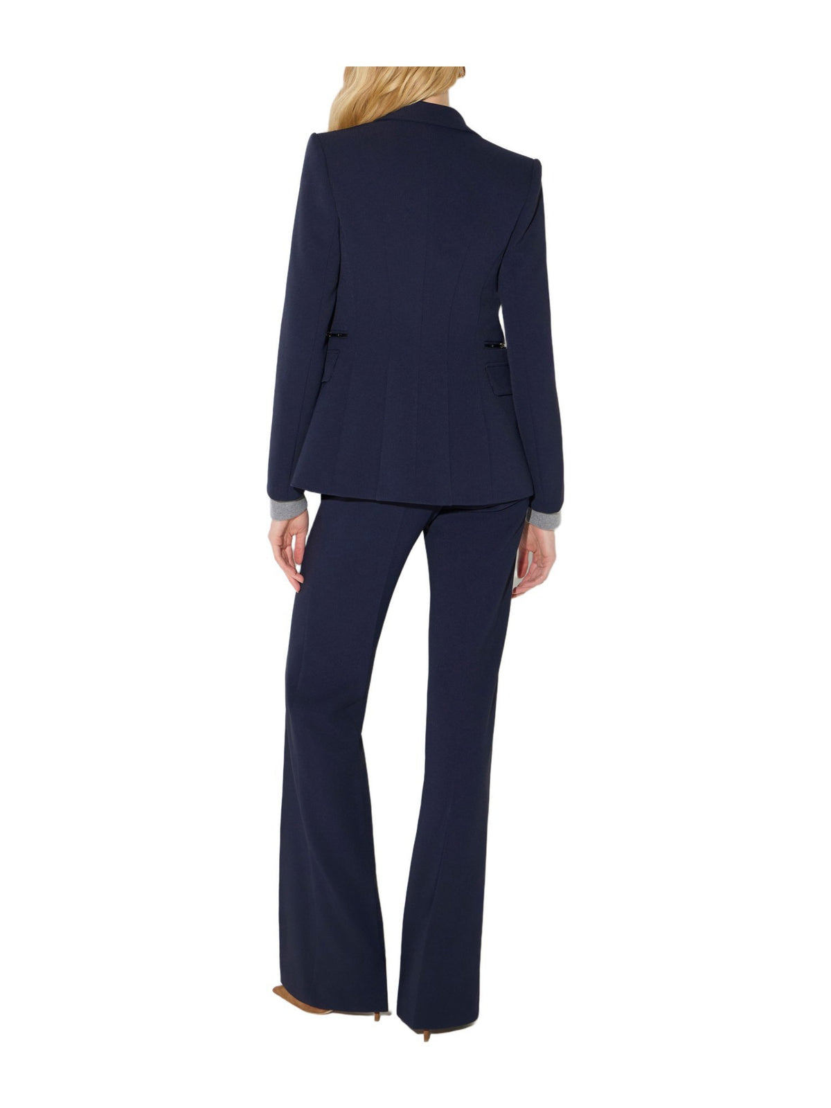 Pantaloni in doppio crêpe stretch