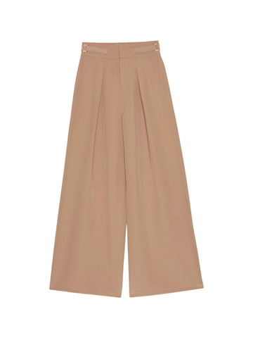 Ermanno Firenze Pantalone ampio con fibbie