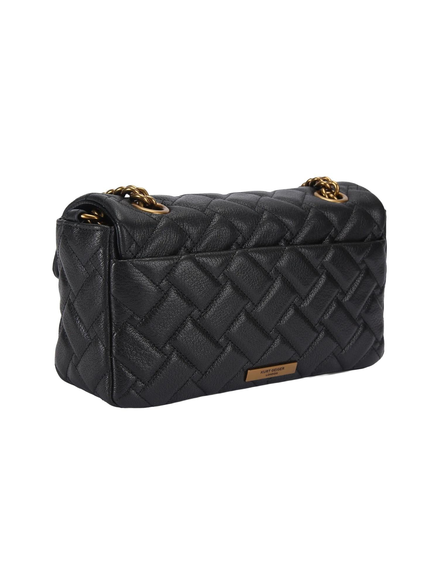 Middelgrote leren Pimlico-tas van Kurt Geiger