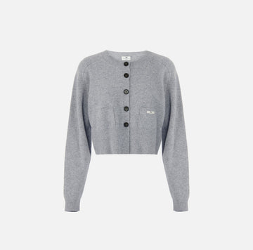 Cardigan in lana e cashmere