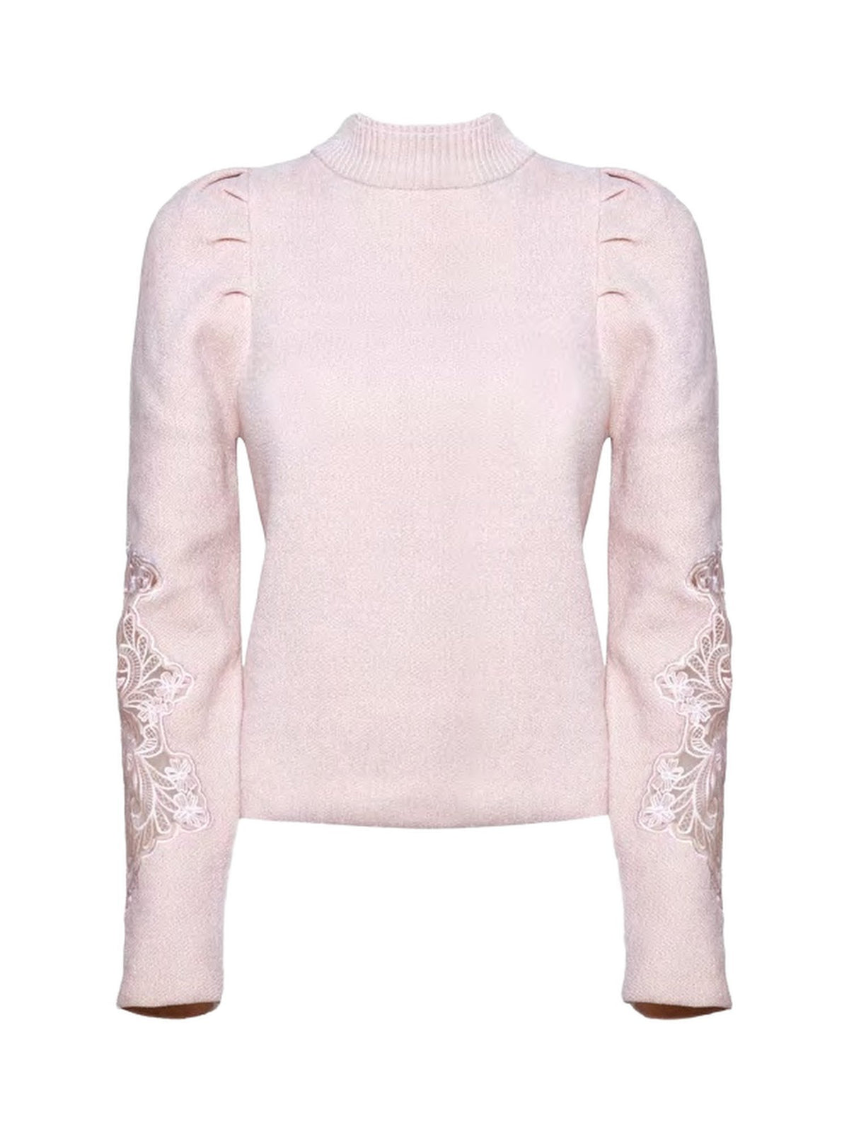 Maglia Aderente con Maniche a Sbuffo