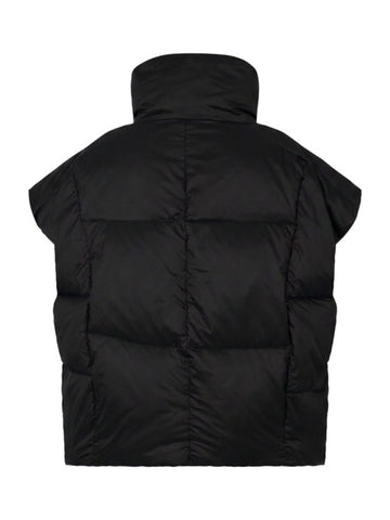 Gilet Imbottito con Collo Alto