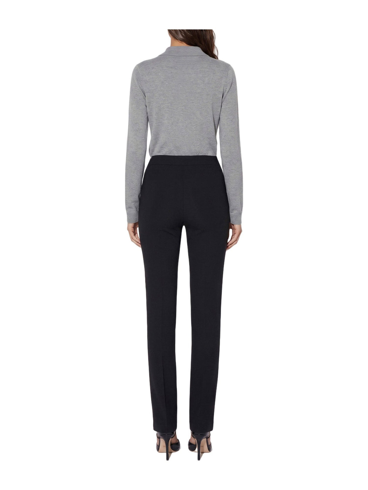 Pantaloni in doppio crêpe stretch