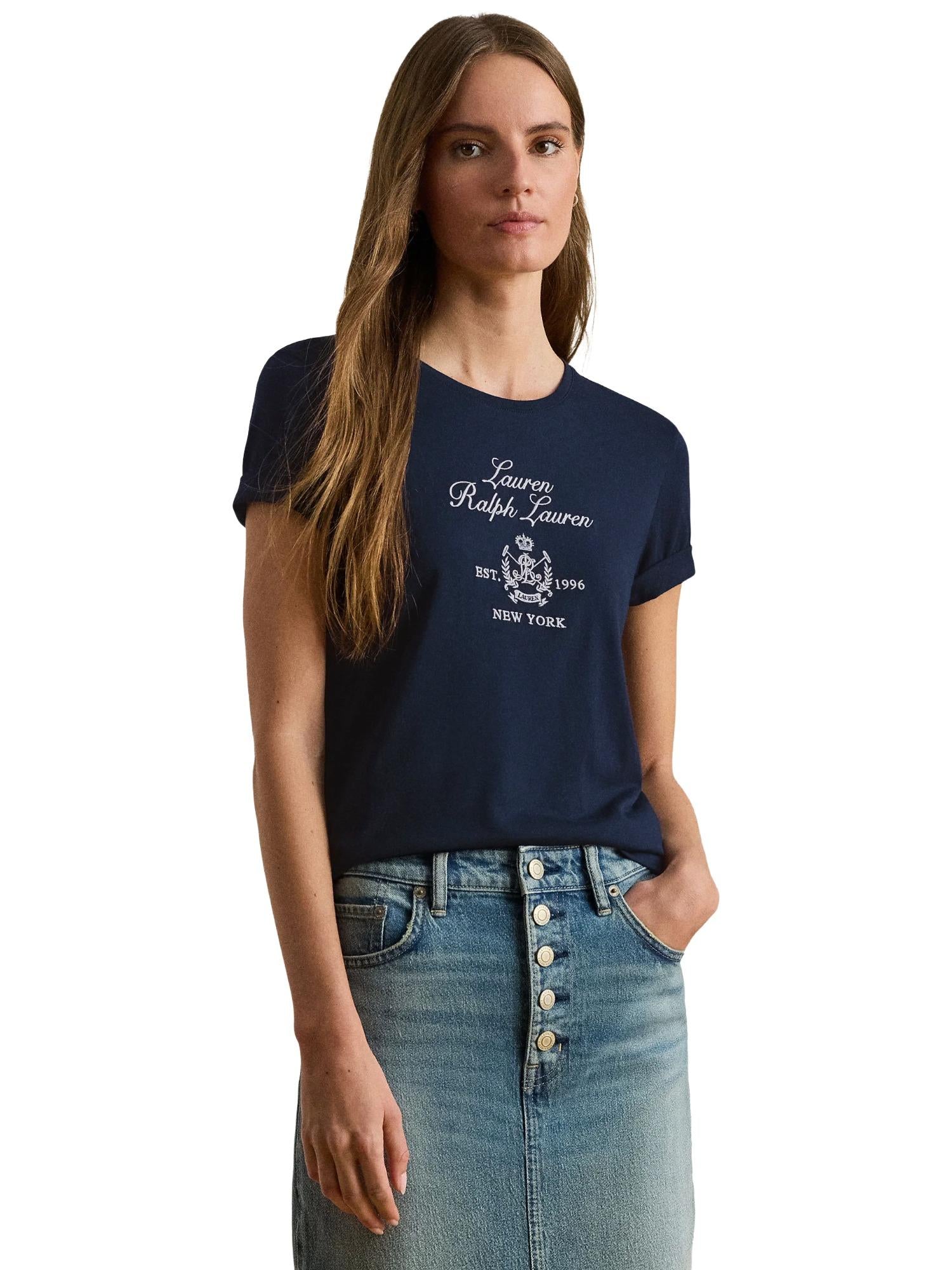 Lauren Ralph Lauren T-shirt con ricamo Katlin