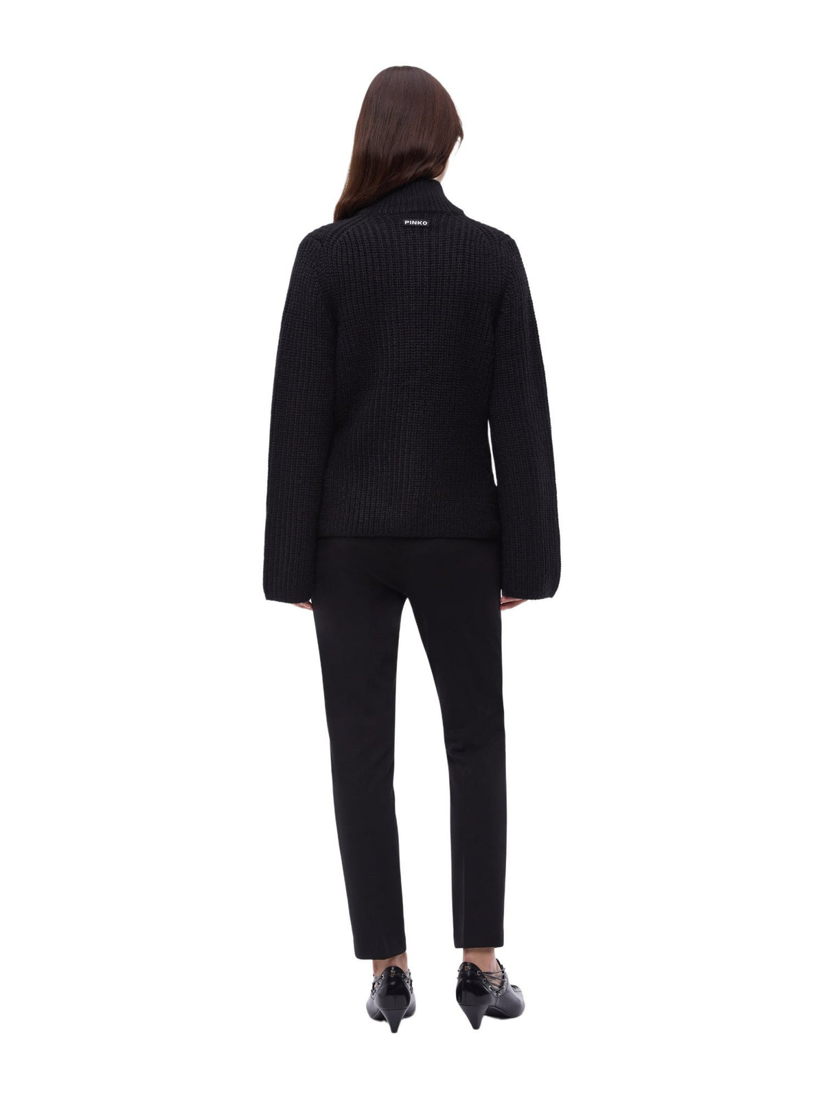 Cardigan a coste con tasche