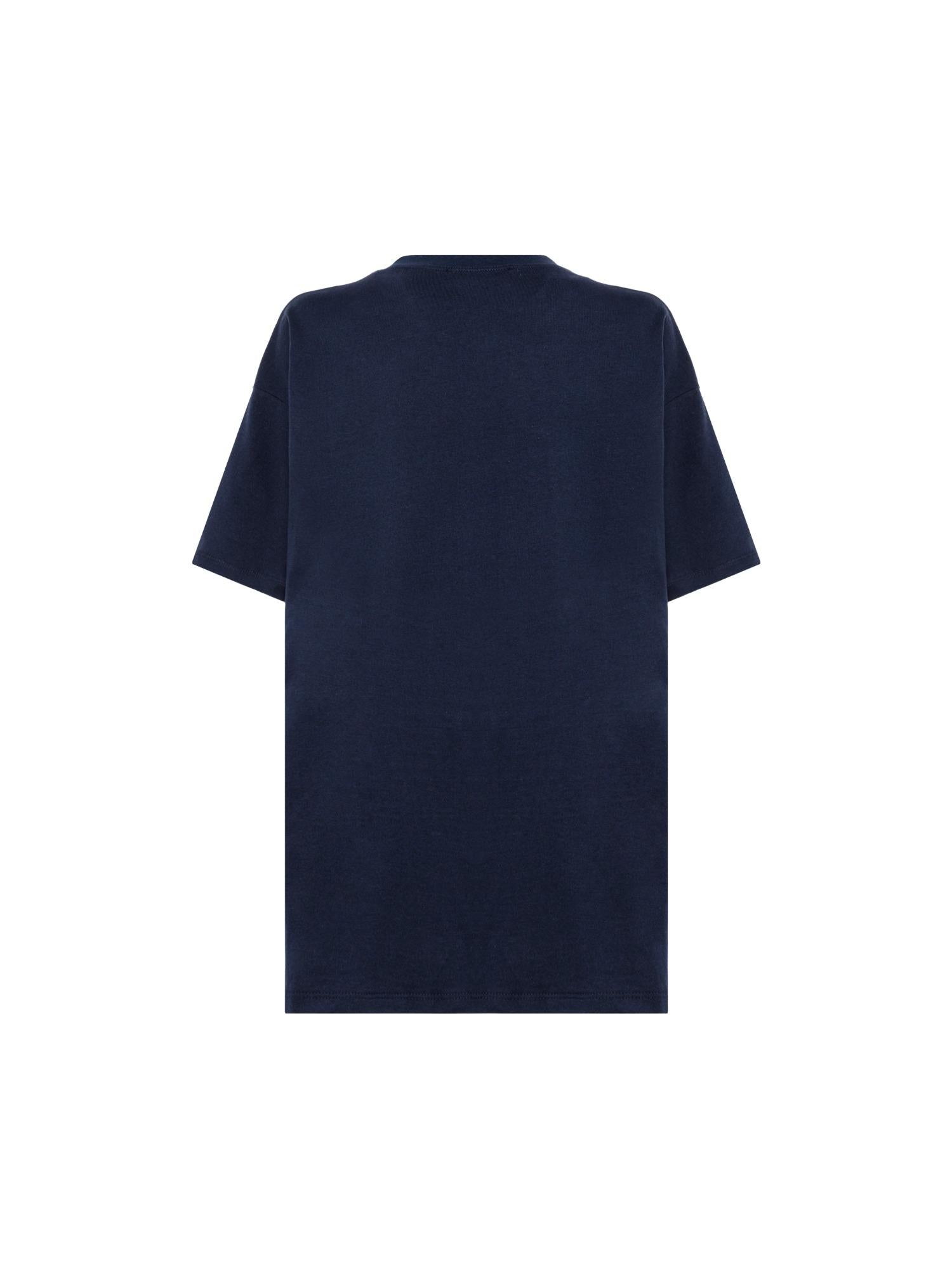 Blugirl T-shirt oversize con cristalli