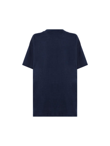 Blugirl T-shirt oversize con cristalli