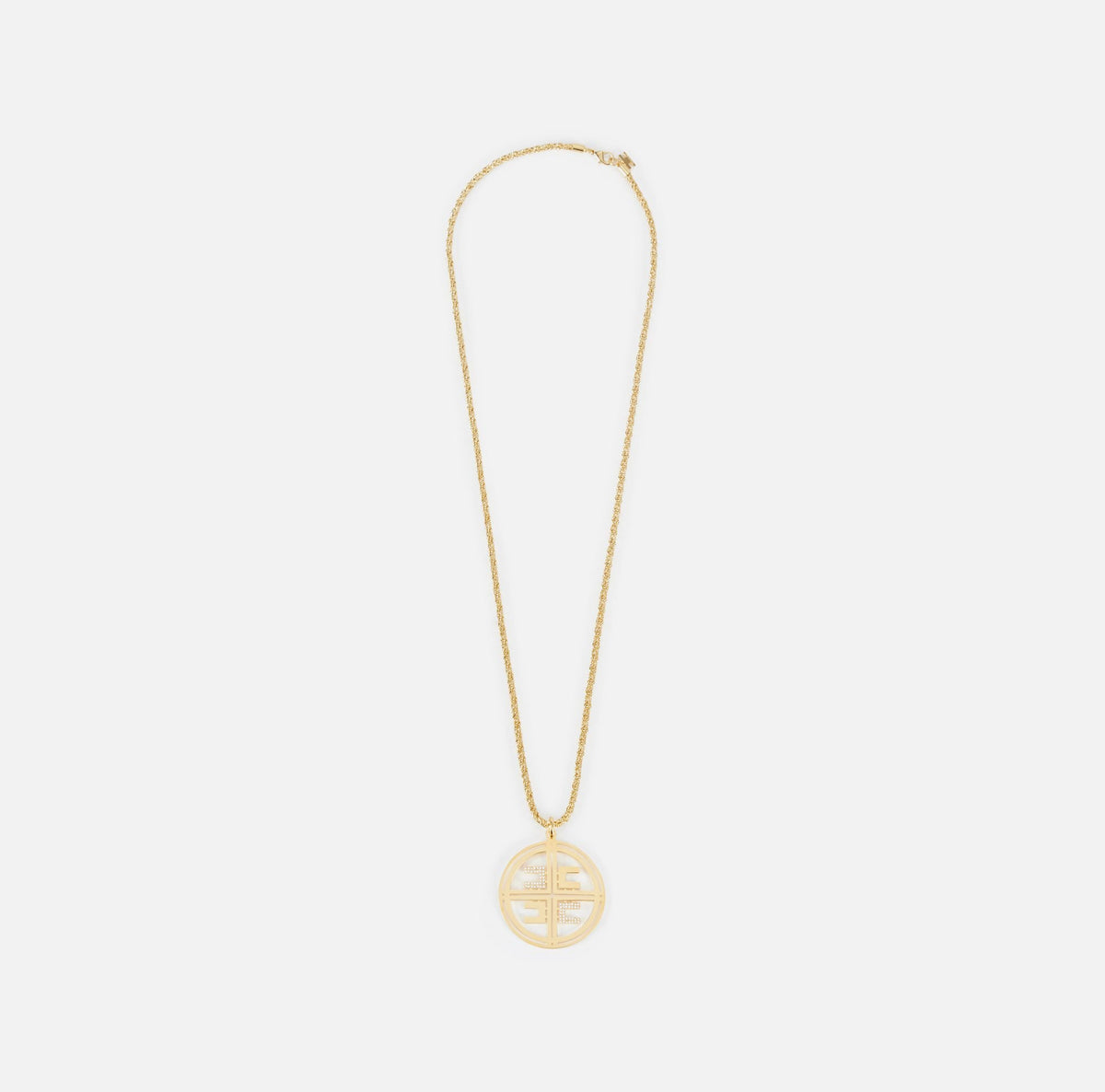 Collana lunga con medaglione