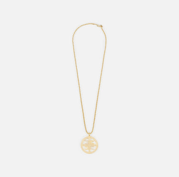 Collana lunga con medaglione