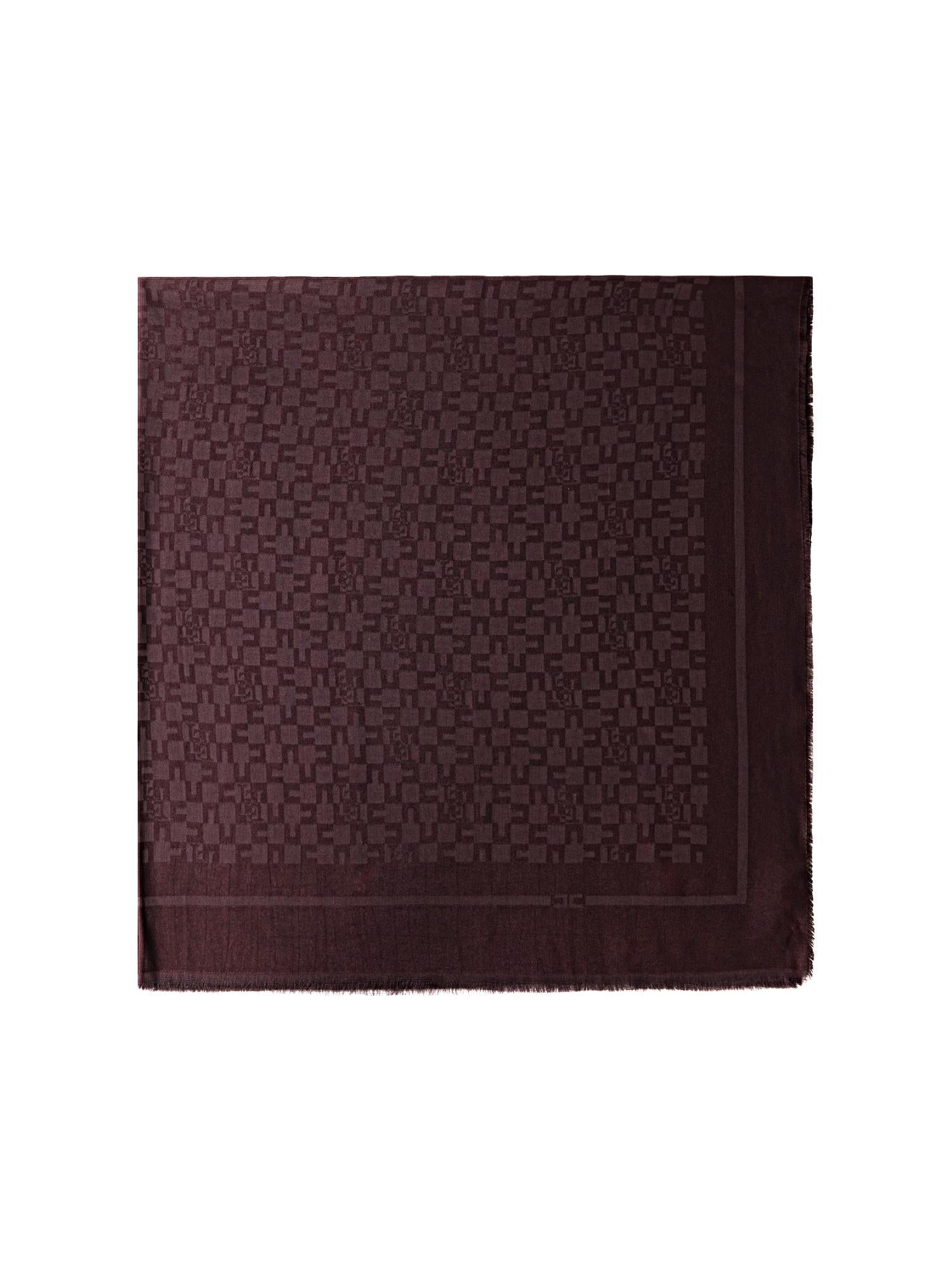 Elisabetta Franchi Sciarpa con logo allover