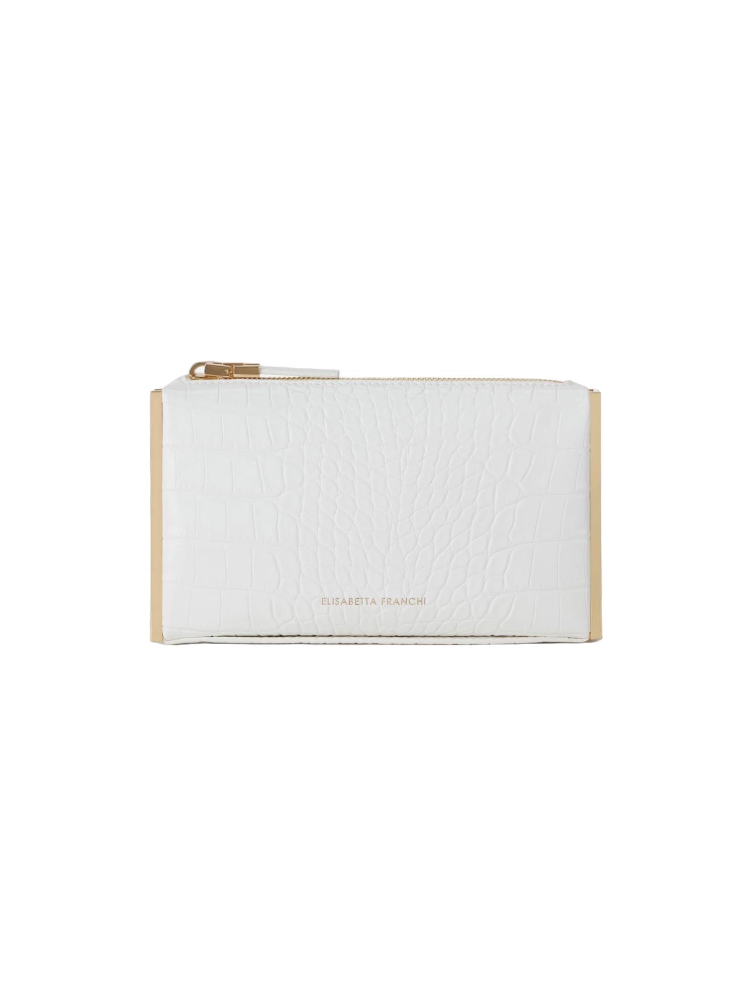Elisabetta Franchi Borsa clutch con zip