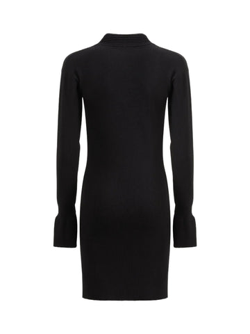 Vestito in maglia con ricamo