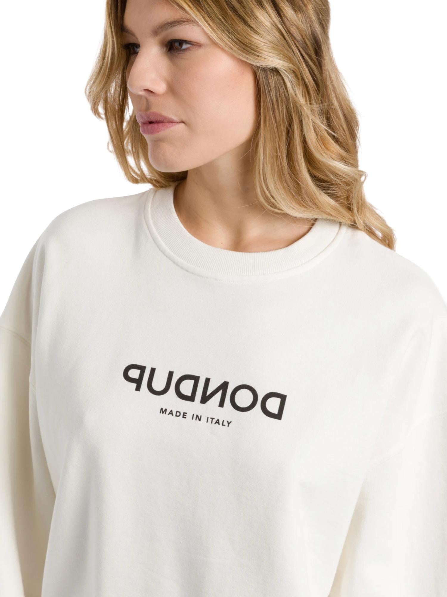 Dondup Felpa con logo a specchio
