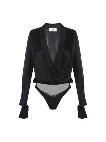 Elisabetta Franchi Camicia a body in raso
