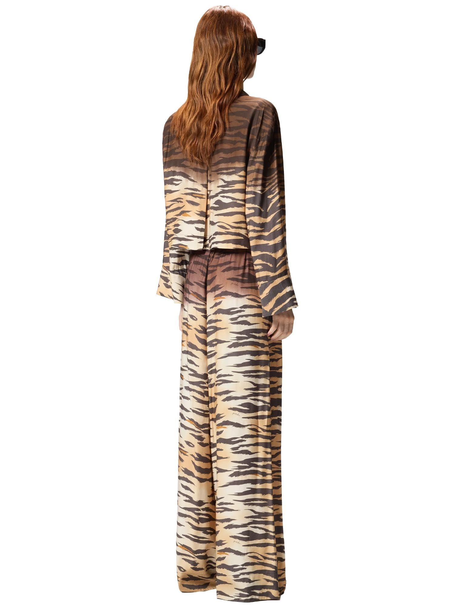 Pinko Pantalone con stampa tigrata Persy