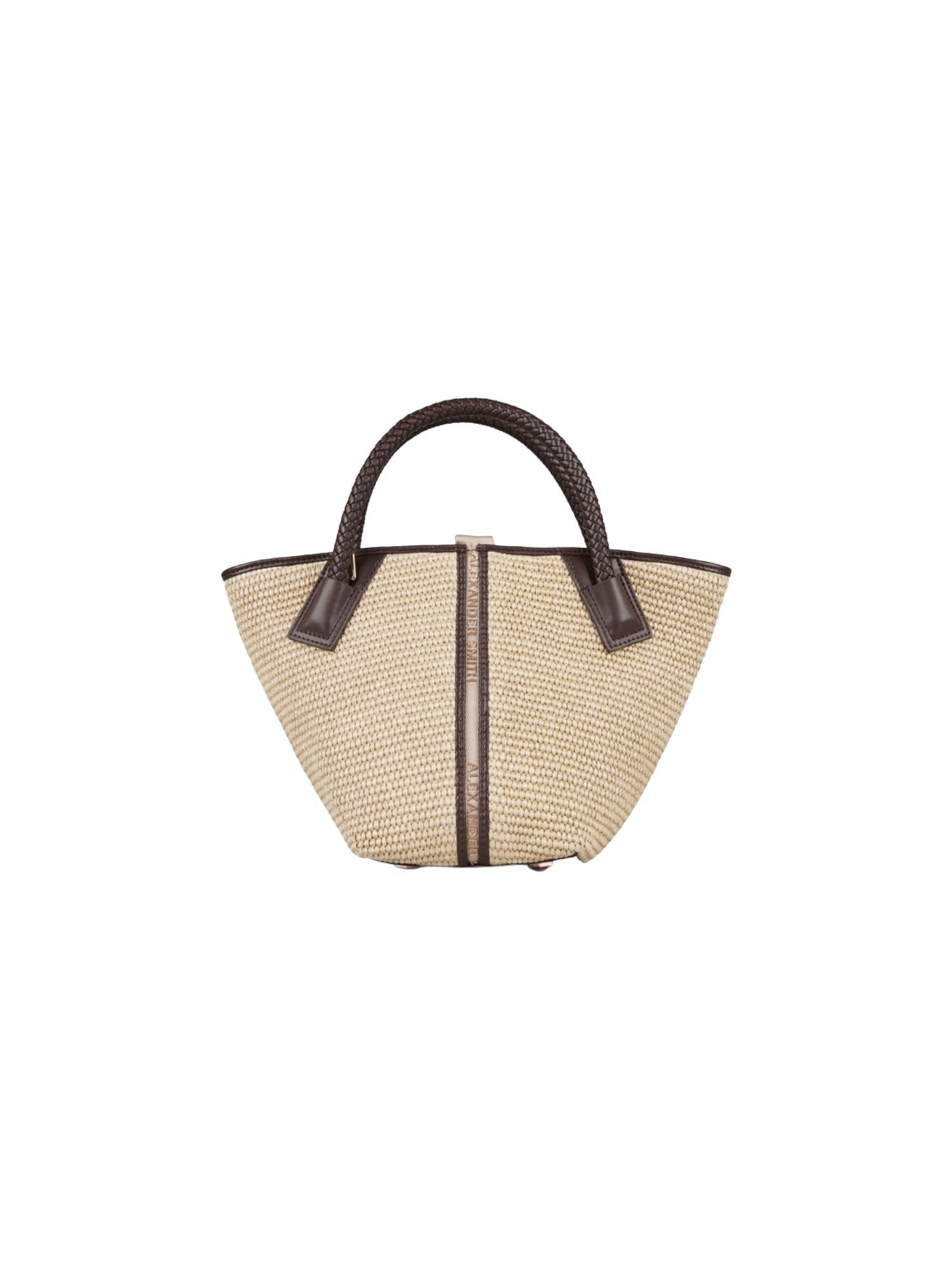 Alexander Smith Borsa in rafia Lauren Small