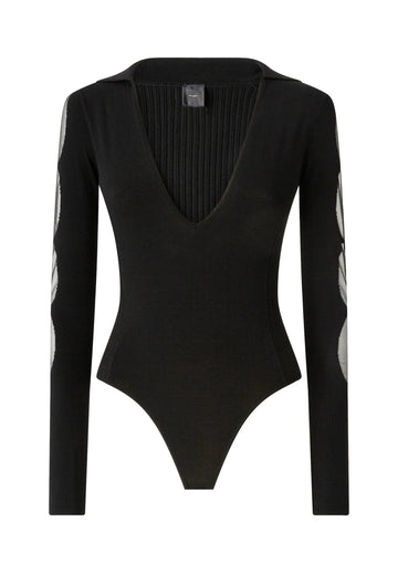 Pinko Body a Costine con Trasparenze donna