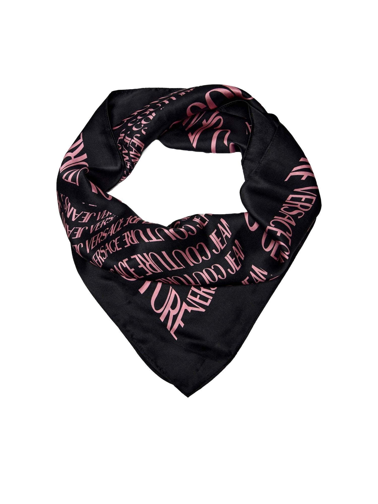 Versace Jeans Couture Foulard con logo 70 x 70