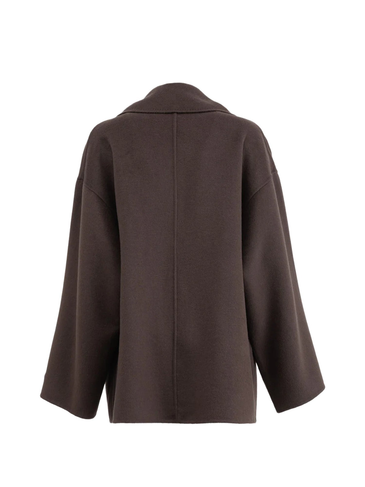 Cappotto corto double in panno