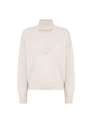 Blugirl Maglia a lupetto con scollo