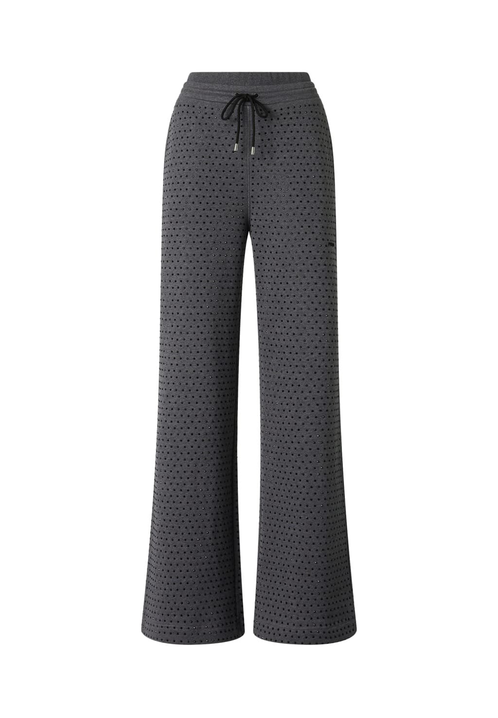 Pinko Pantalone con Gamba Ampia e Strass donna