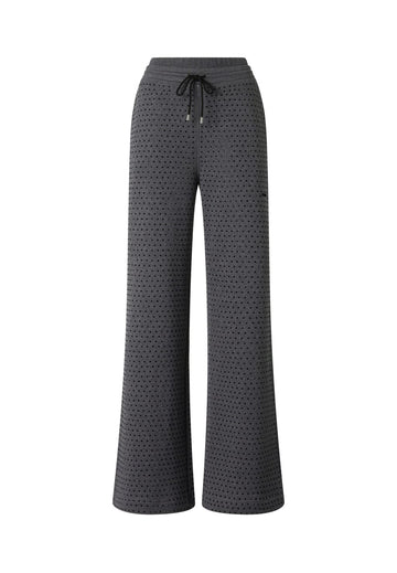 Pinko Pantalone con Gamba Ampia e Strass donna