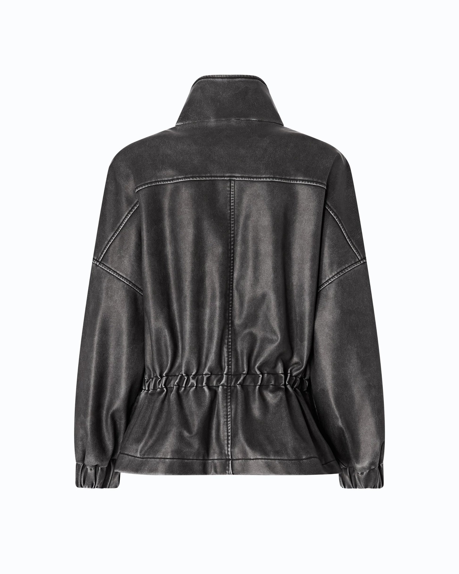 Pinko Caban Oversize in Tela Spalmata donna
